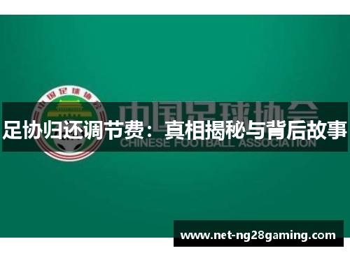 足协归还调节费:真相揭秘与背后故事 足协归还调节费:真相揭秘与背后故事